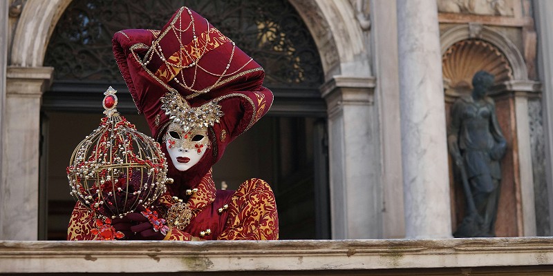 Venice Carnival is one of the best February festivals in Europe. Photo by Graham Guenther on Unsplash