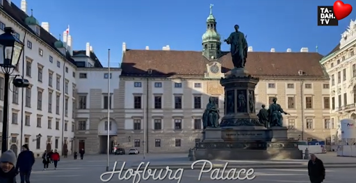 External view of the Hofburg Palace Complex in Vienna