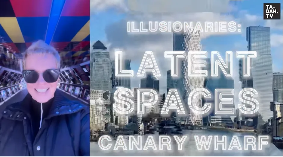 Claudia Peifer experiences Illusionaries: Latent Space for TA-DAH.TV.